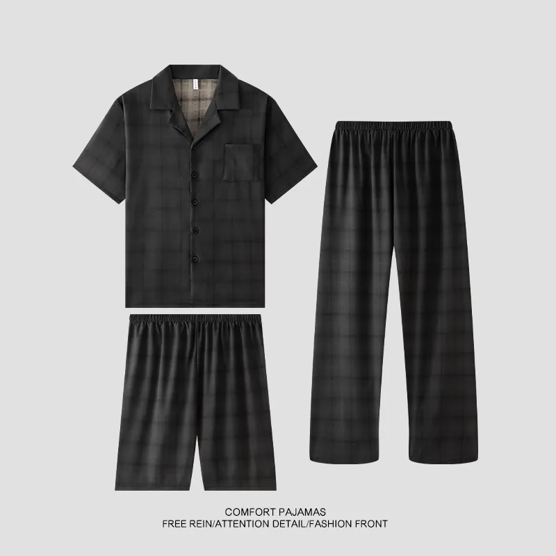 Good fortune Men Pajama Sets-2