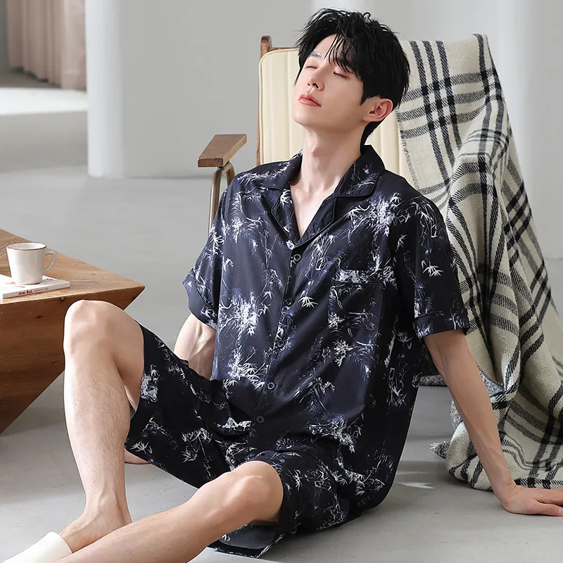 Good Fortune Pajama Set Men's Image Color-3