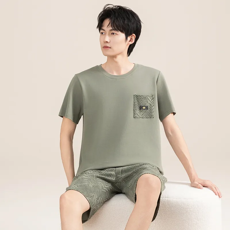 Good fortune Men Pajama Sets-6