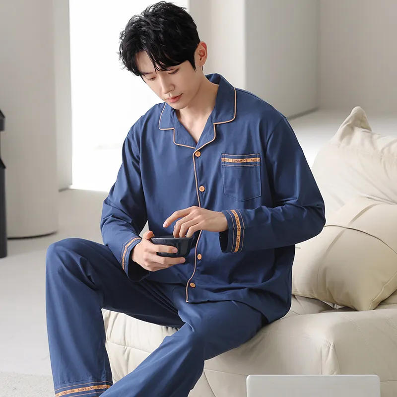 Good Fortune Pajama Set Men's Image Color-5