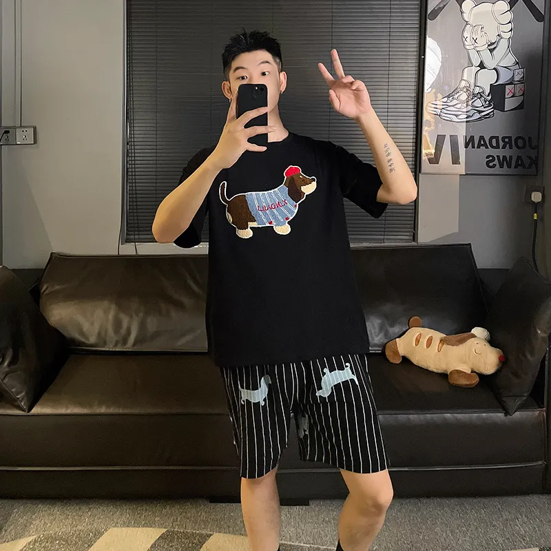Good fortune Men Pajama Sets-5