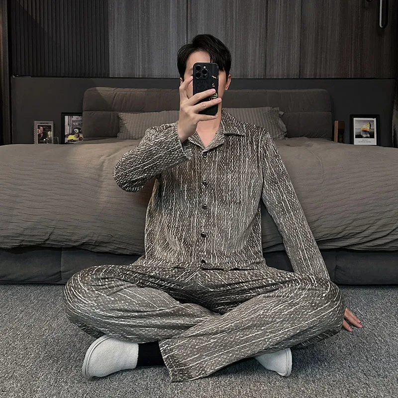 Good Fortune Pajama Set Men's Image Color-2