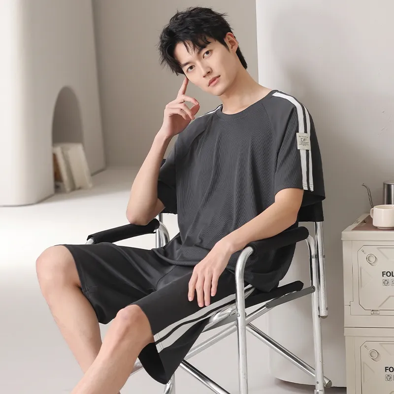 Good fortune Men Pajama Sets-6
