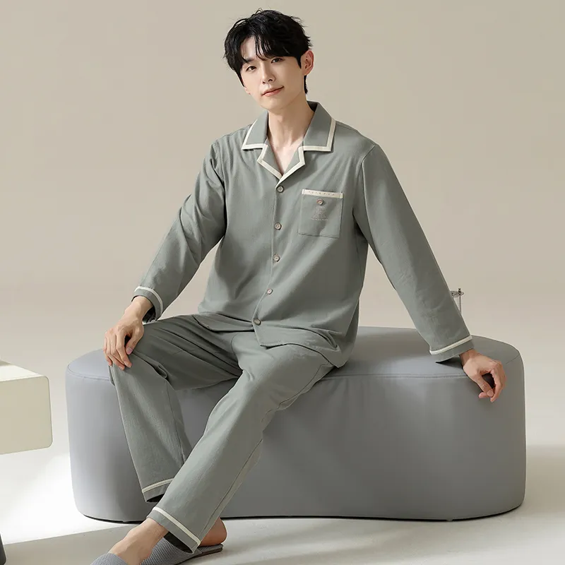 Good Fortune Pajama Set Men's Image Color-4