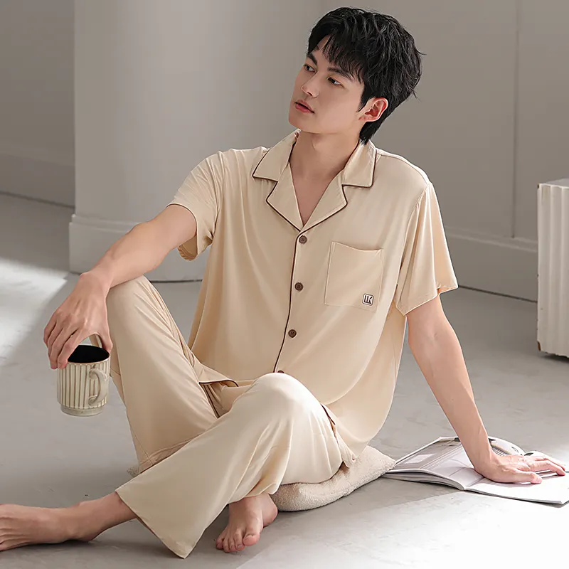 Good fortune Men Pajama Sets-1