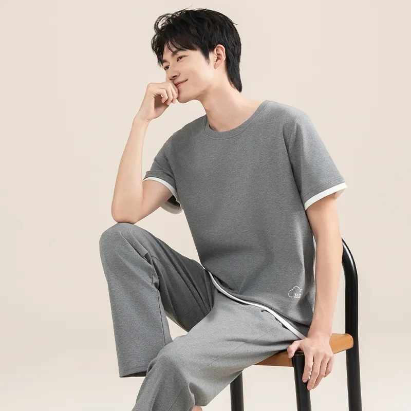 Good fortune Men Pajama Sets-7