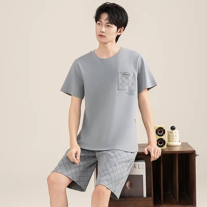 Good fortune Men Pajama Sets-6