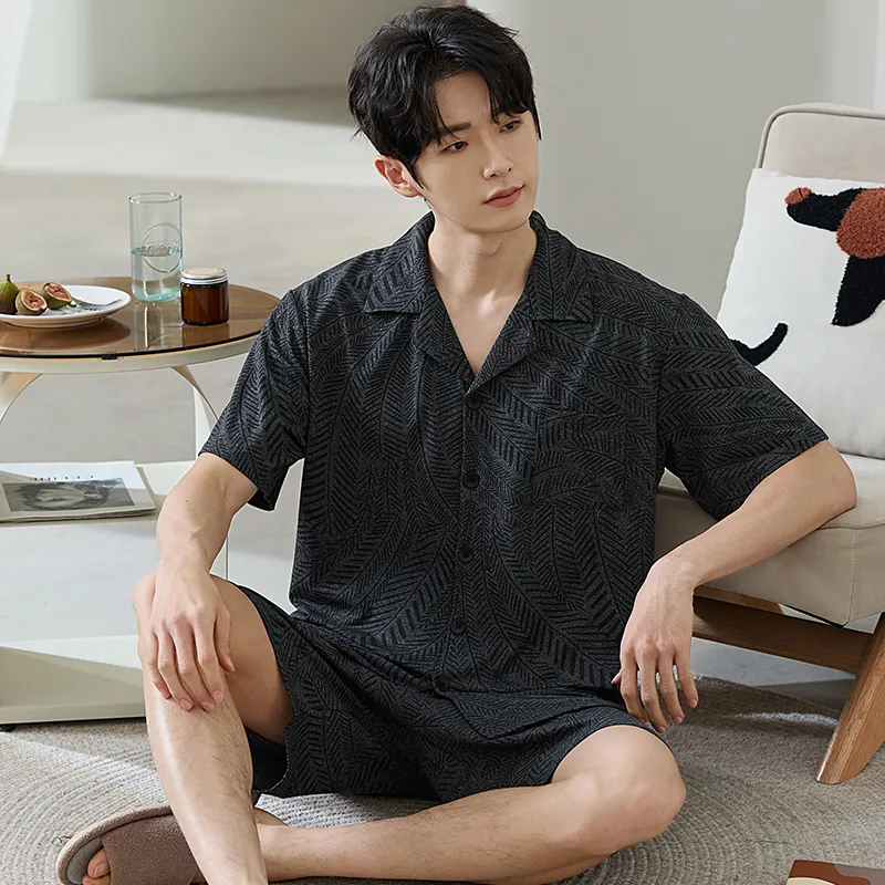 Good Fortune Pajama Set Men's Image Color-1