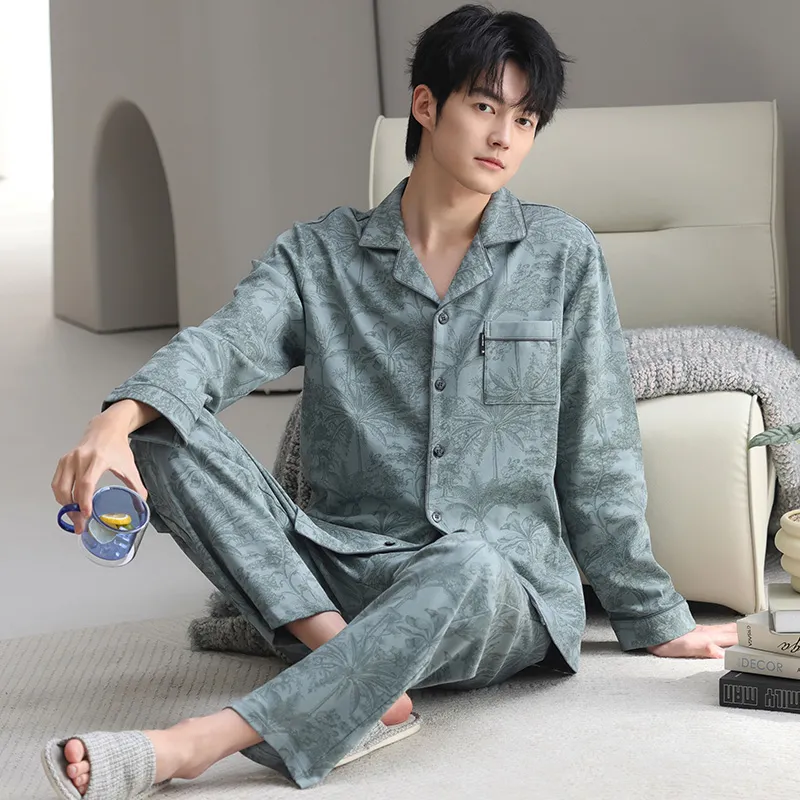 Good Fortune Pajama Set Men's Image Color-4