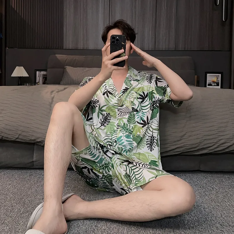 Good fortune Men Pajama Sets-2