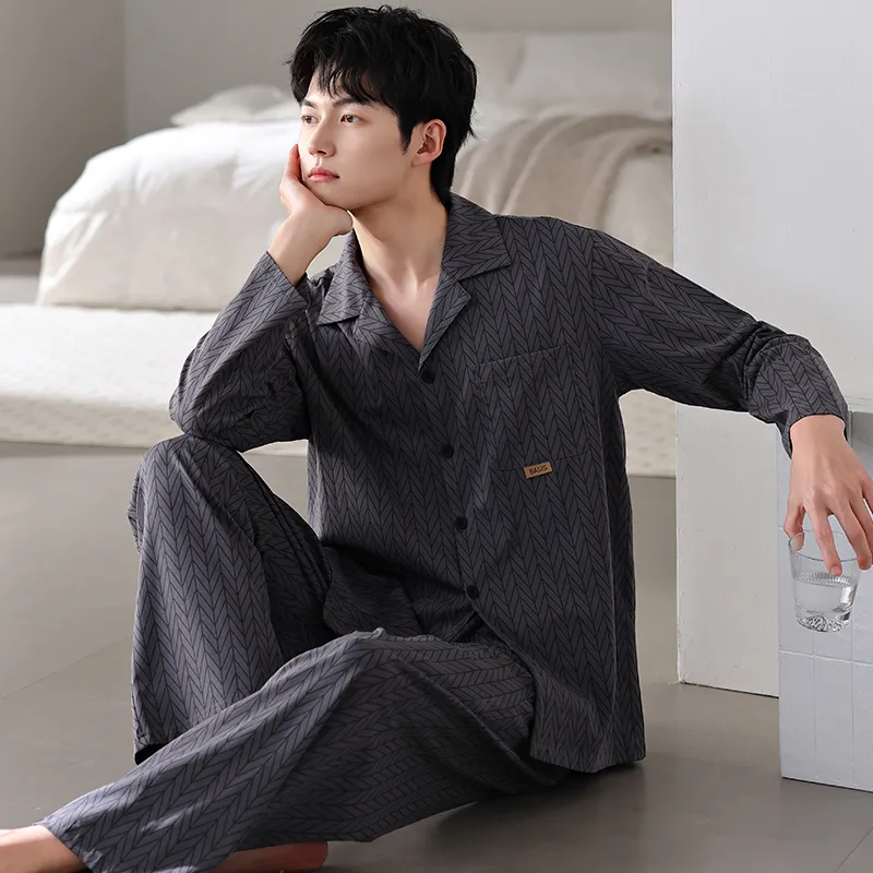 Good Fortune Pajama Set Men's Image Color-3