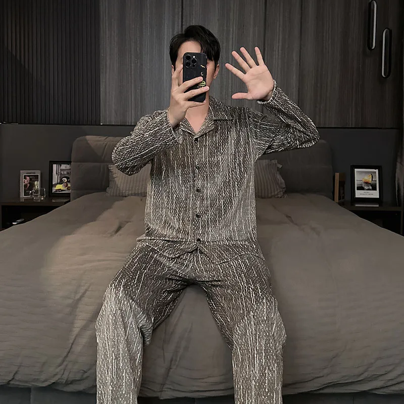 Good Fortune Pajama Set Men's Image Color-5
