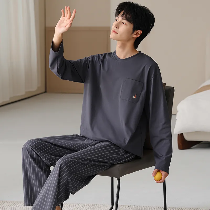 Good Fortune Pajama Set Men's Image Color-5