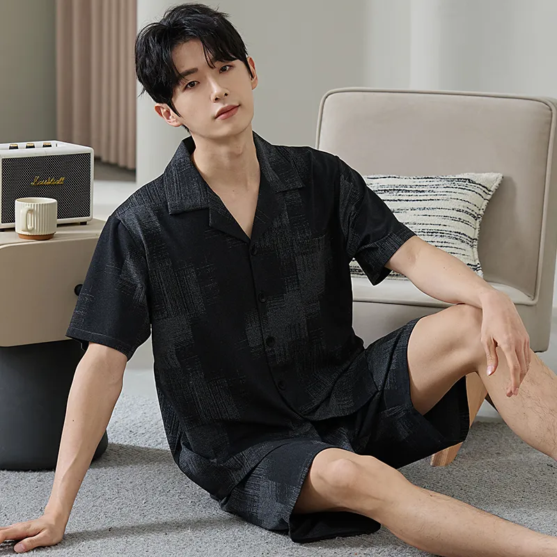 Good Fortune Pajama Set Men's Image Color-3