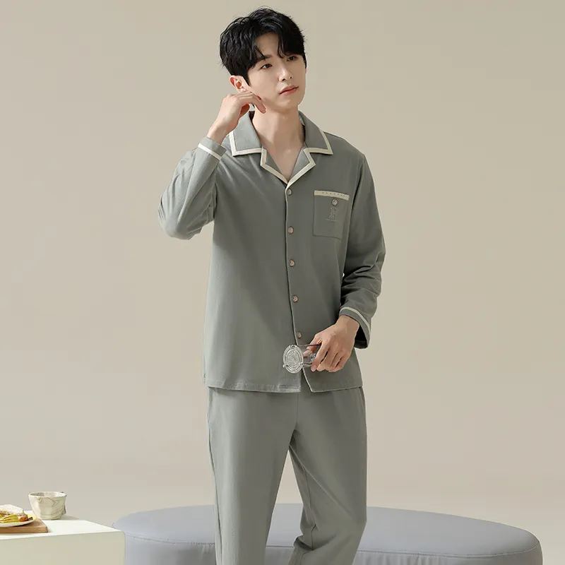 Good Fortune Pajama Set Men's Image Color-2