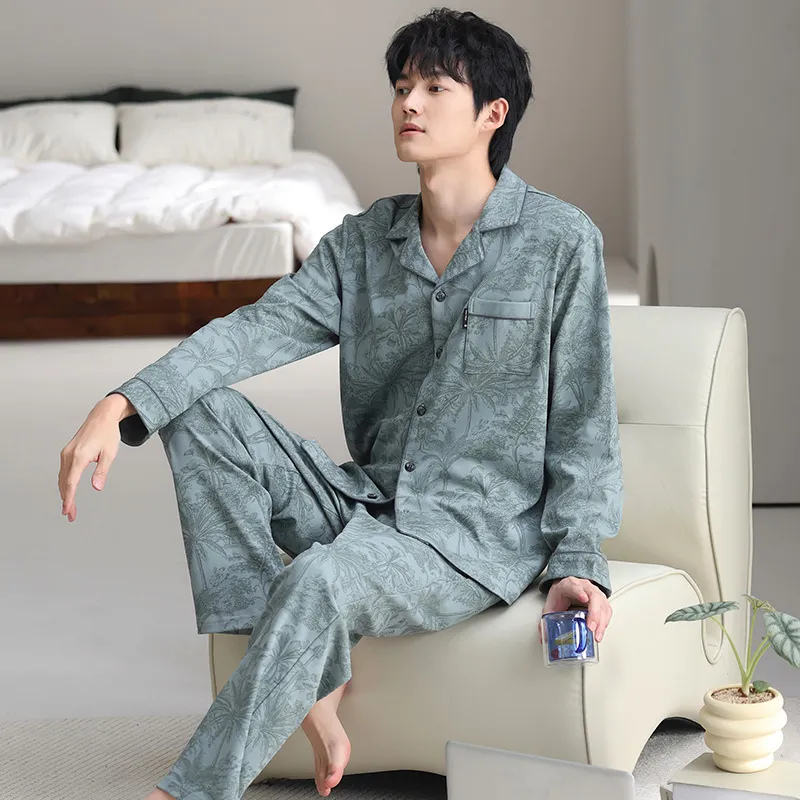 Good Fortune Pajama Set Men's Image Color-1