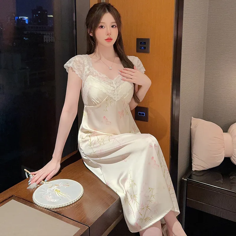 Good fortune Women's Nightgowns-4