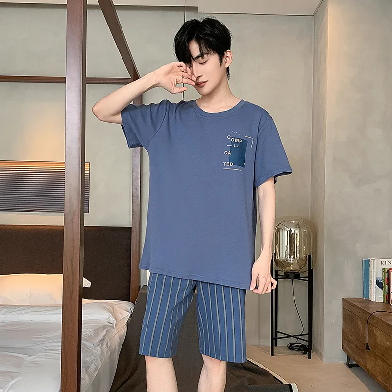Good fortune Men Pajama Sets-3
