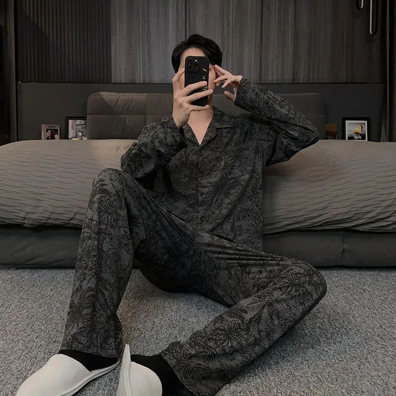 Good Fortune Pajama Set Men's Image Color-5
