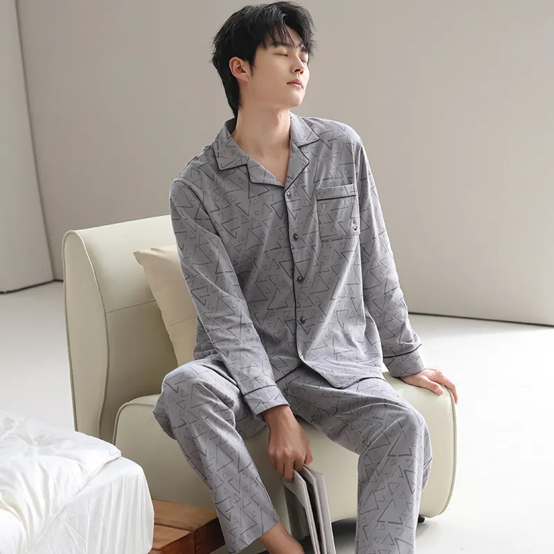 Good Fortune Pajama Set Men's Image Color-5