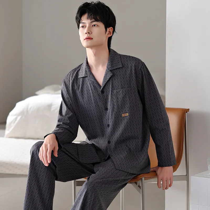 Good Fortune Pajama Set Men's Image Color-2
