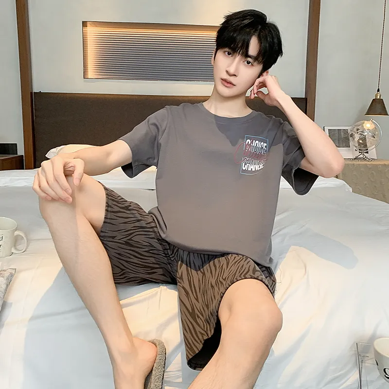 Good fortune Men Pajama Sets-4