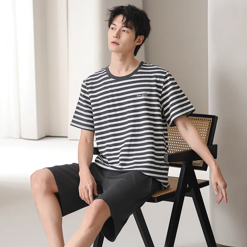 Good fortune Men Pajama Sets-5