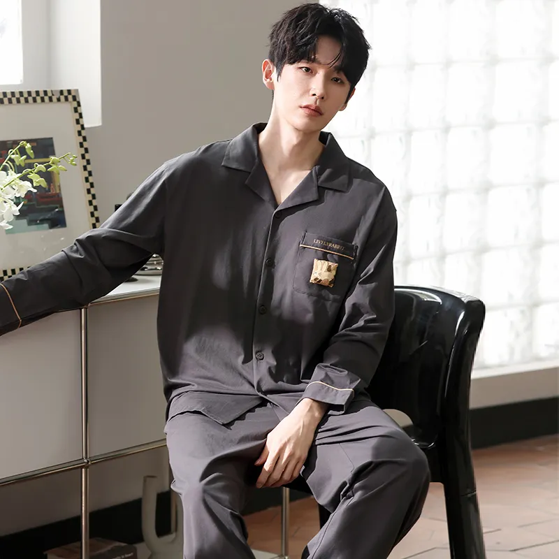 Good Fortune Pajama Set Men's Image Color-3