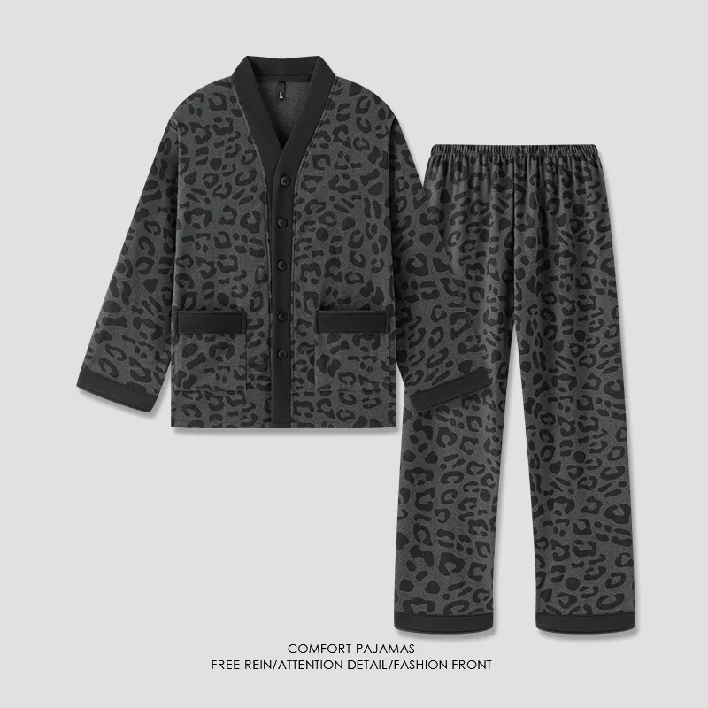 Good Fortune Pajama Set Men's Image Color-1