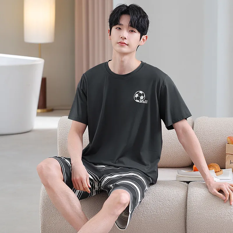 Good fortune Men Pajama Sets-4