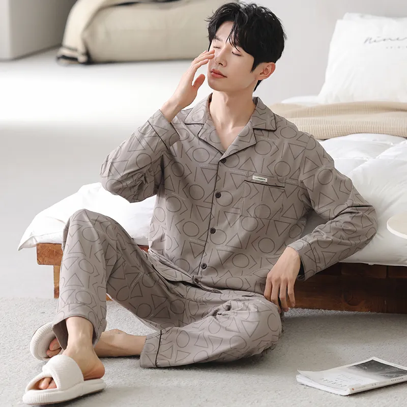 Good Fortune Pajama Set Men's Image Color-5
