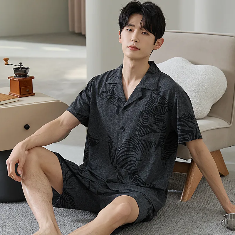 Good Fortune Pajama Set Men's Image Color-1