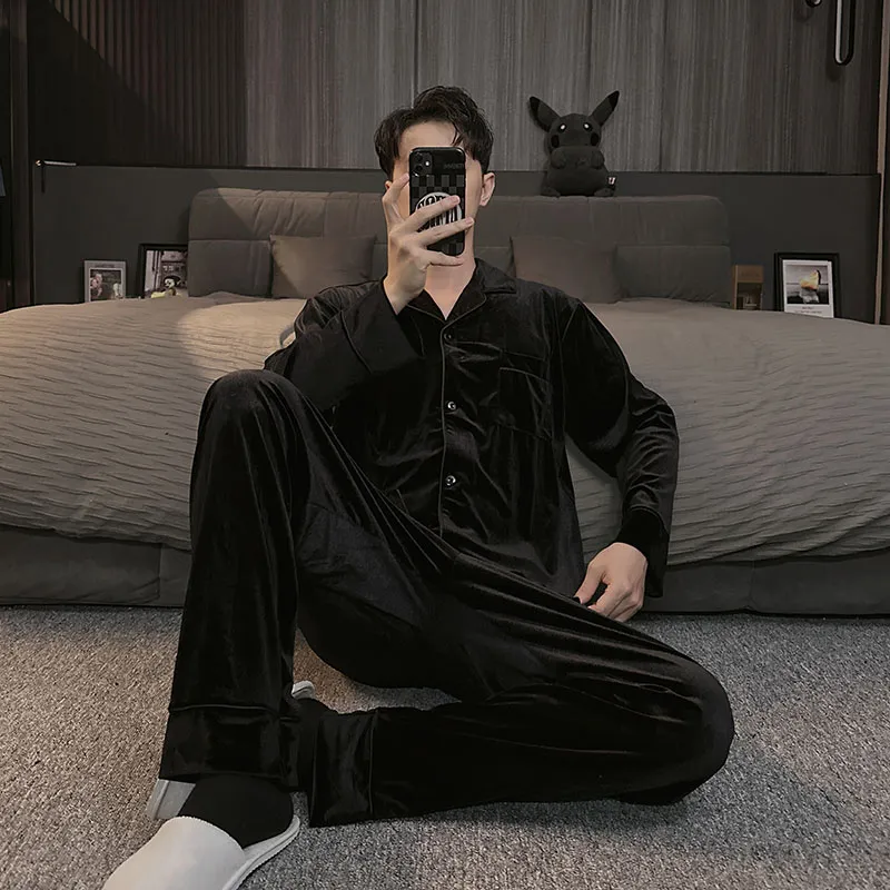 Good Fortune Pajama Set Men's Image Color-2