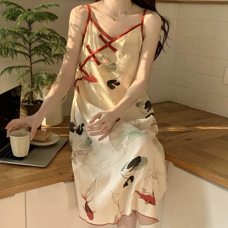 Good fortune Women's Nightgowns-4