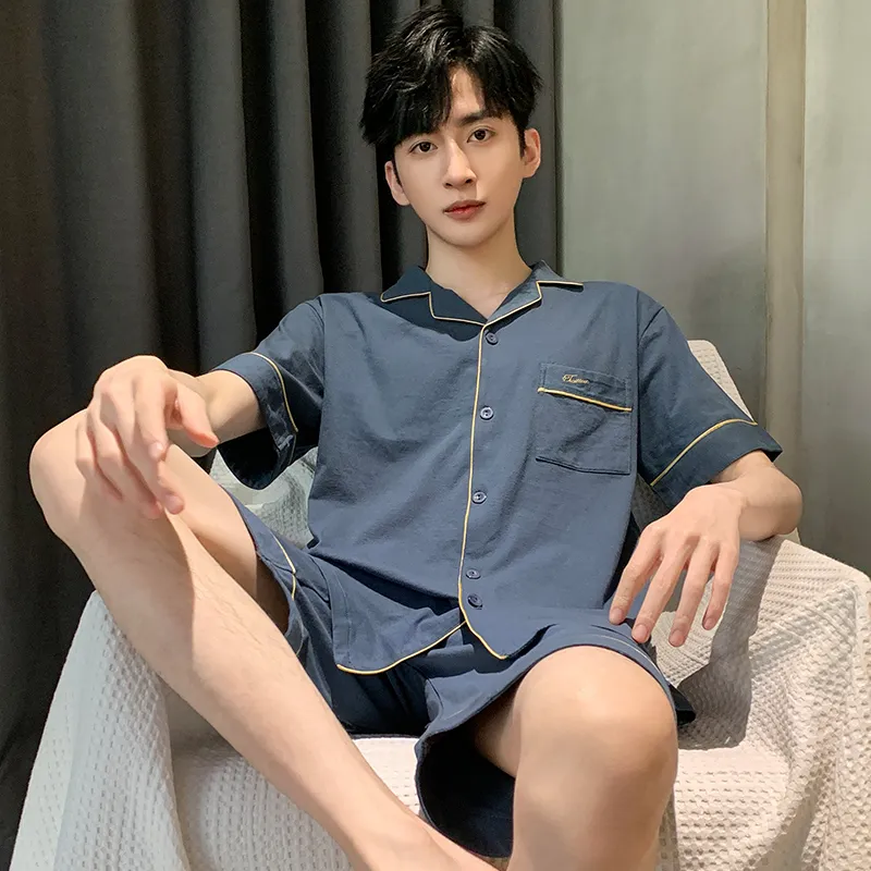 Good fortune Men Pajama Sets-5