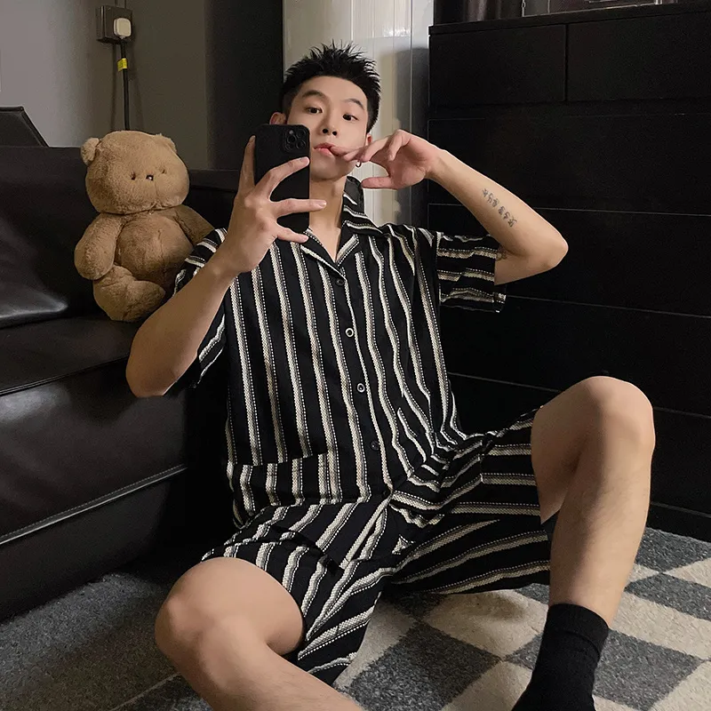 Good fortune Men Pajama Sets-1