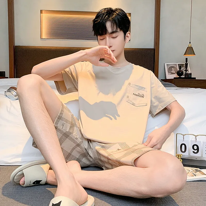 Good fortune Men Pajama Sets-6
