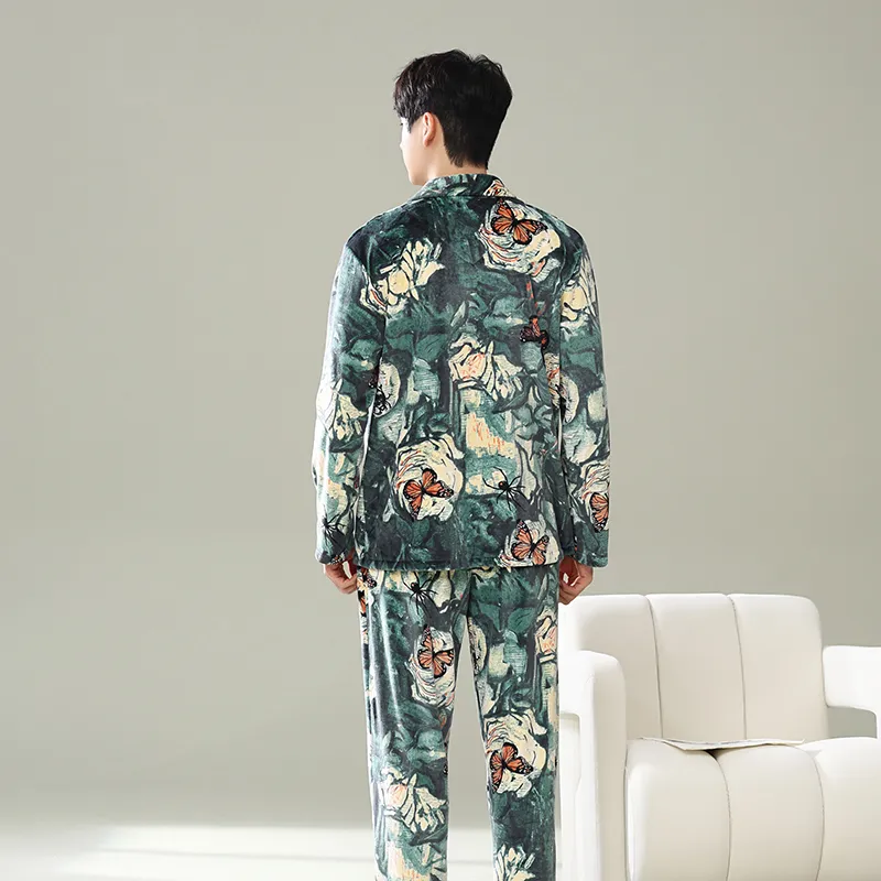 Good Fortune Pajama Set Men's Image Color-5