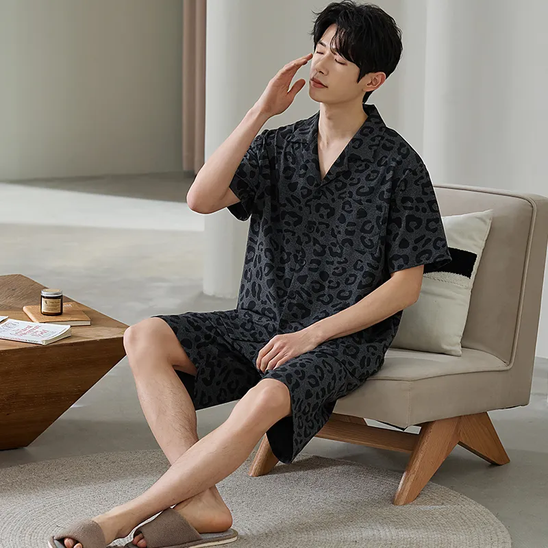 Good Fortune Pajama Set Men's Image Color-4