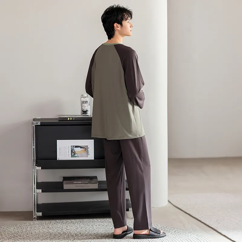 Good Fortune Pajama Set Men's Image Color-5