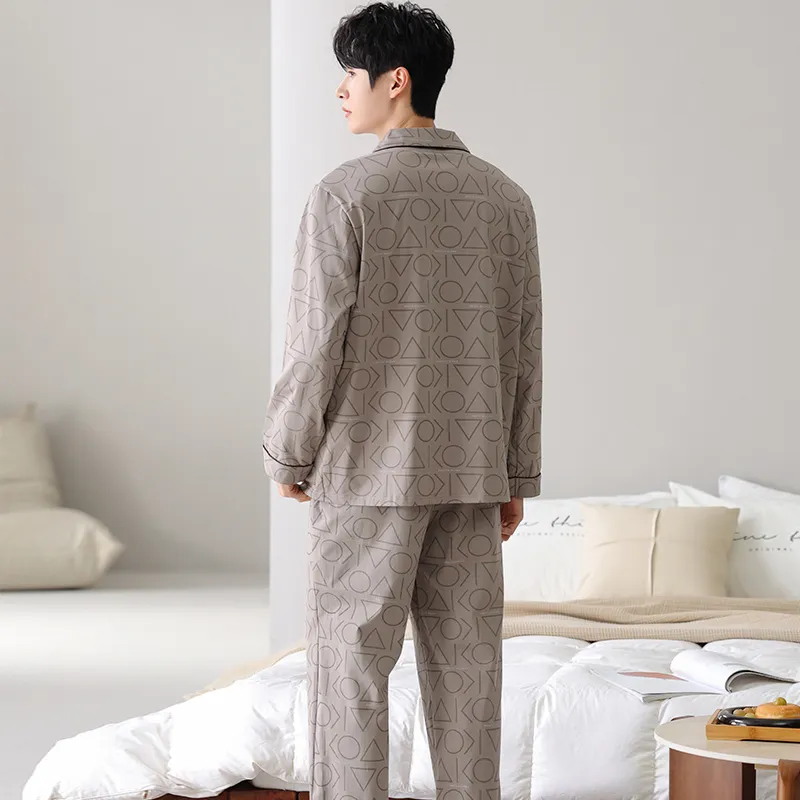 Good Fortune Pajama Set Men's Image Color-7