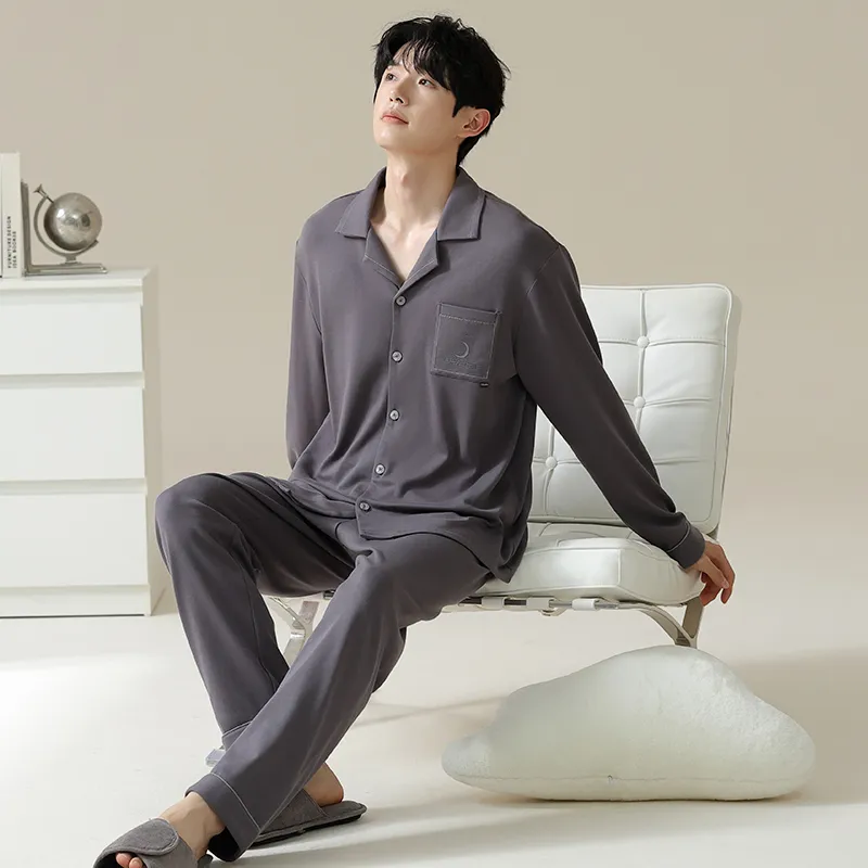 Good Fortune Pajama Set Men's Image Color-4