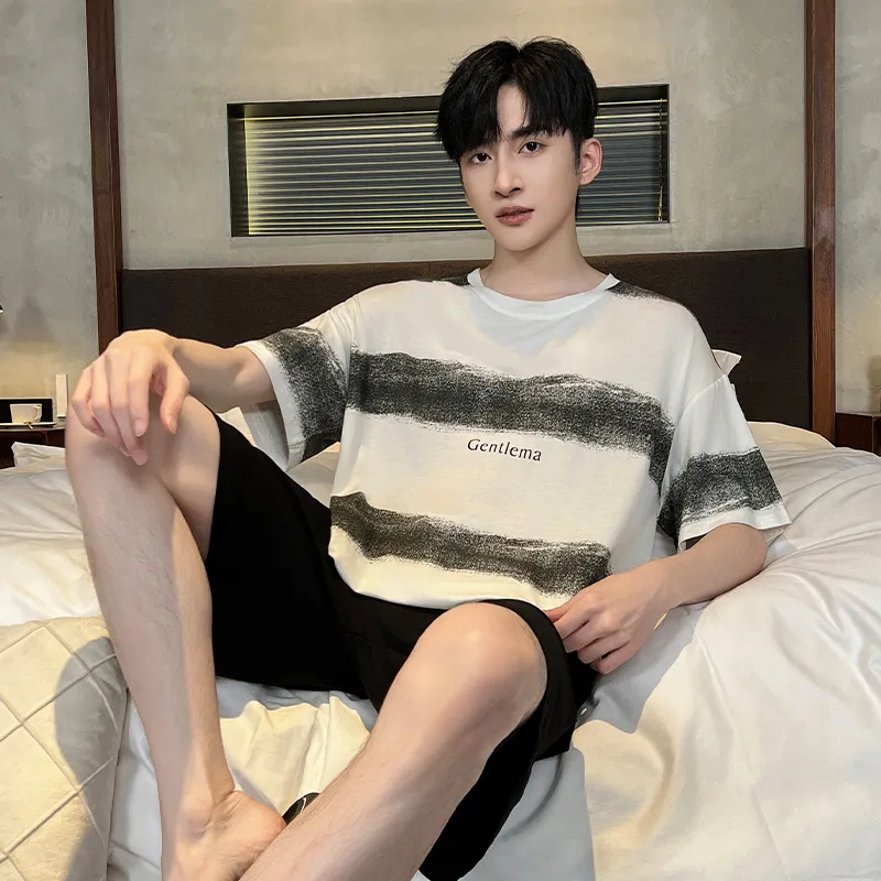 Good fortune Men Pajama Sets-5