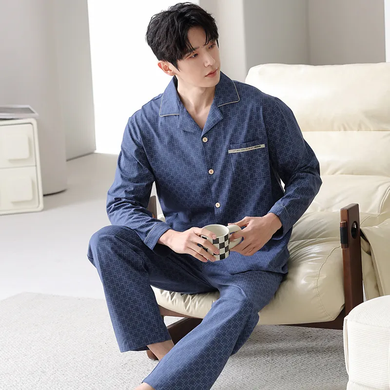 Good Fortune Pajama Set Men's Image Color-2