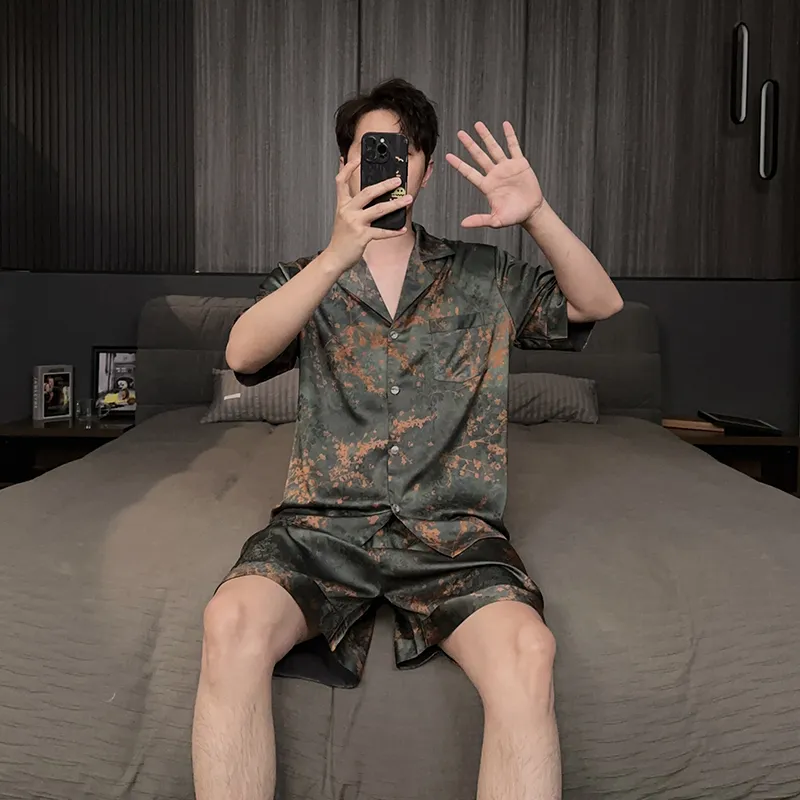 Good Fortune Pajama Set Men's Image Color-5