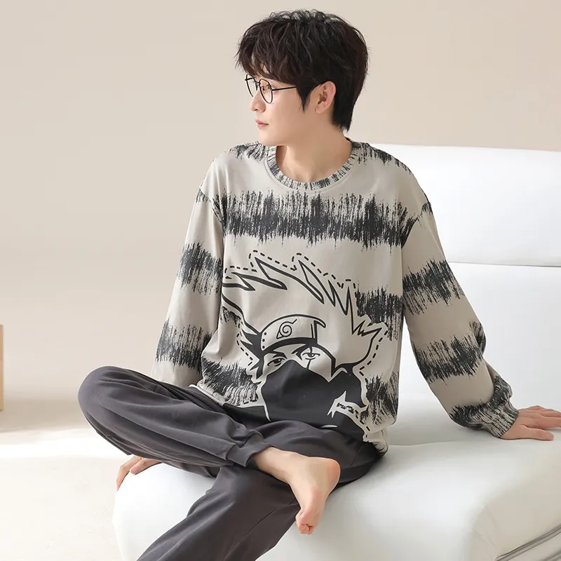 Good Fortune Pajama Set Men's Image Color-2