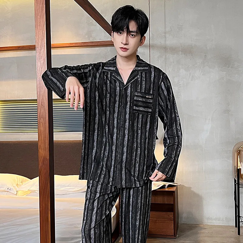 Good Fortune Pajama Set Men's Image Color-1