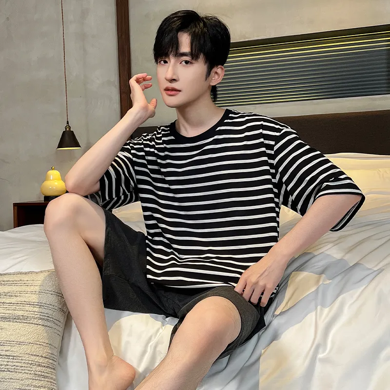 Good fortune Men Pajama Sets-3