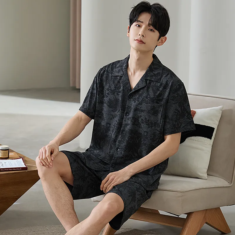 Good Fortune Pajama Set Men's Image Color-3