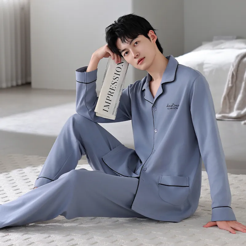 Good Fortune Pajama Set Men's Image Color-4